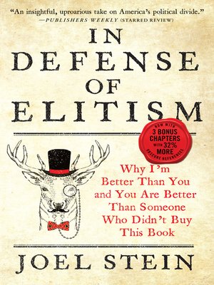 cover image of In Defense of Elitism